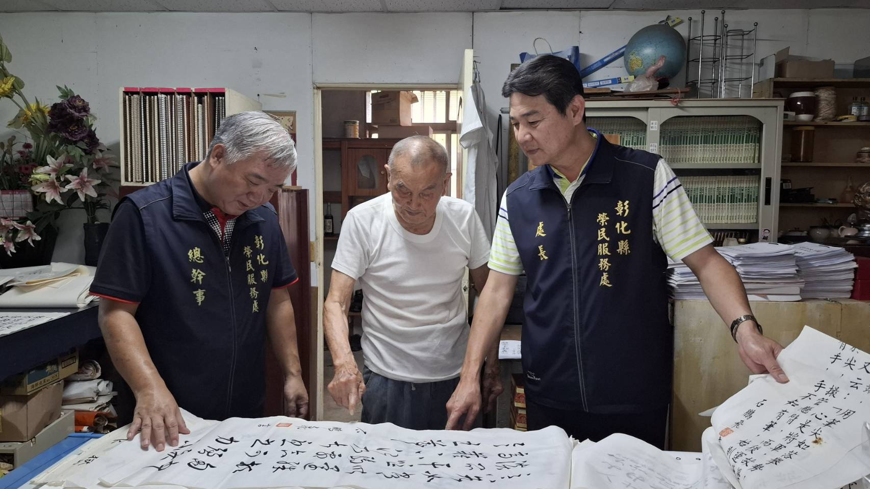 墨香傳情感謝輔導會 榮民展現允文允武精彩人生2