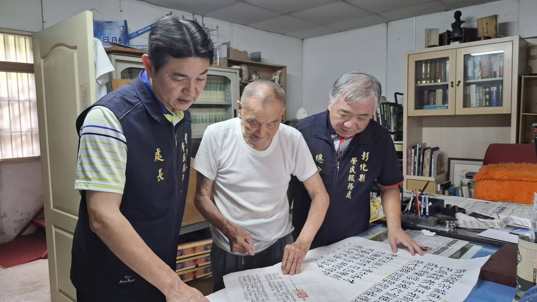 墨香傳情感謝輔導會 榮民展現允文允武精彩人生3