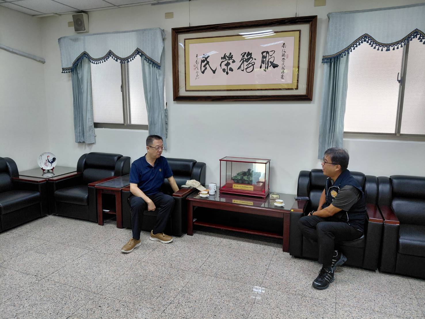 深化新聞宣導合作 臺中市新聞記者公會拜會南投縣榮服處