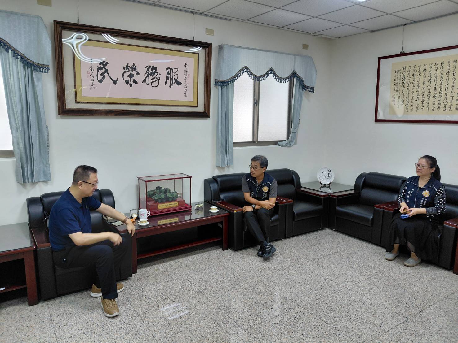 深化新聞宣導合作 臺中市新聞記者公會拜會南投縣榮服處