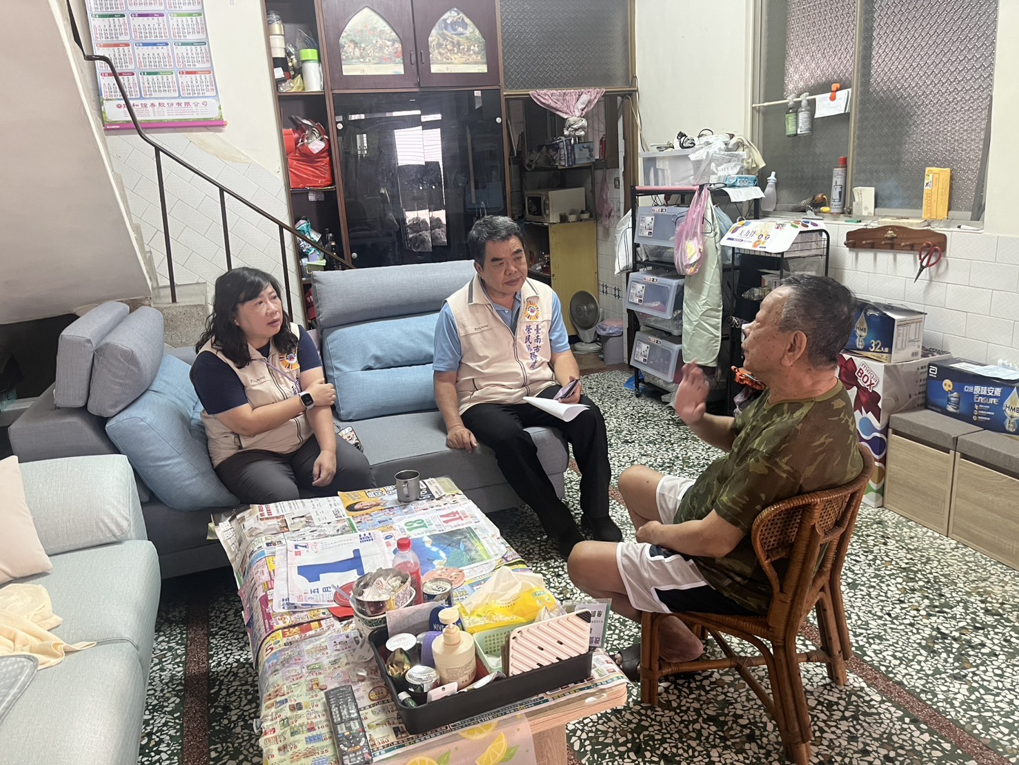 臺南市榮服副處長親訪偏鄉榮民眷
