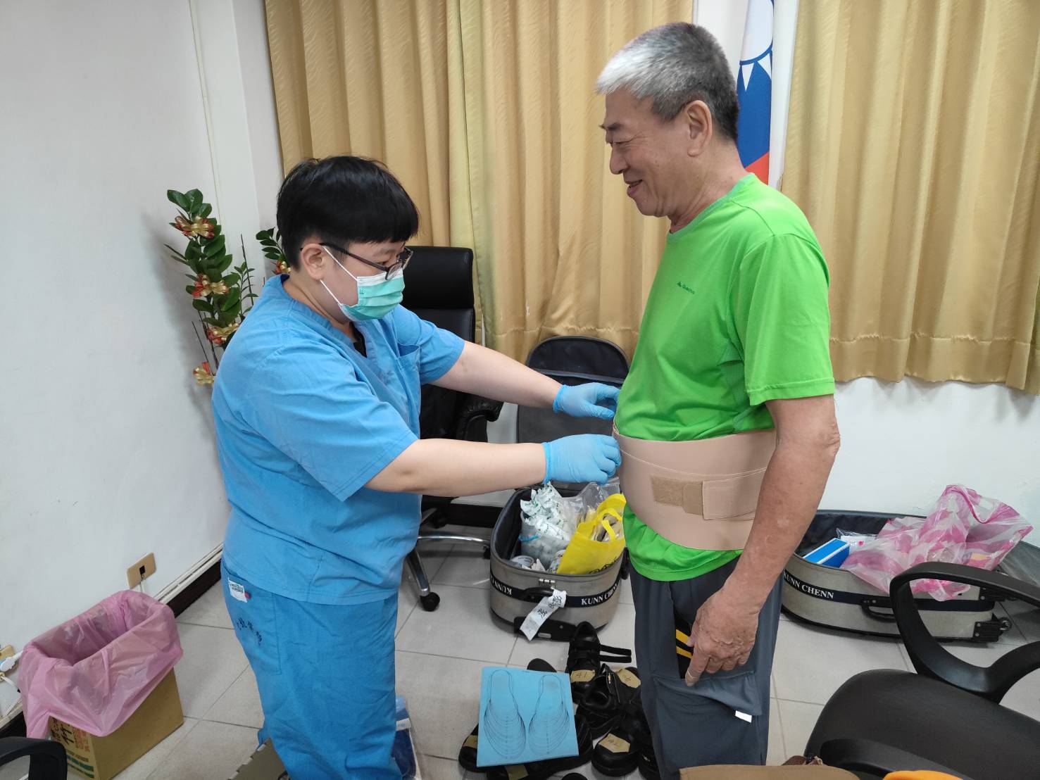 澎湖榮服處攜手臺北榮總辦理輔具巡迴服務照顧榮民健康零距離