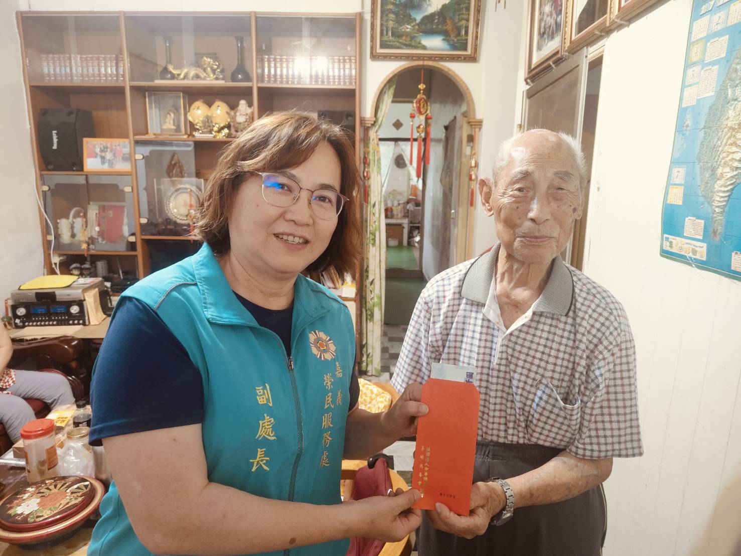中華佛教善緣慈善會愛綿延 關慰嘉義百歲榮民(眷)04
