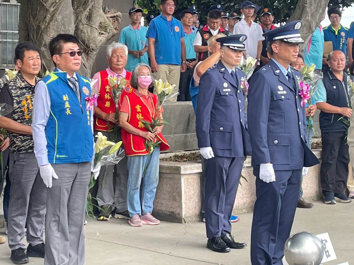 空軍第四聯隊暨雲林榮服處聯合舉辦「建安四號殉職烈士」秋祭追悼會