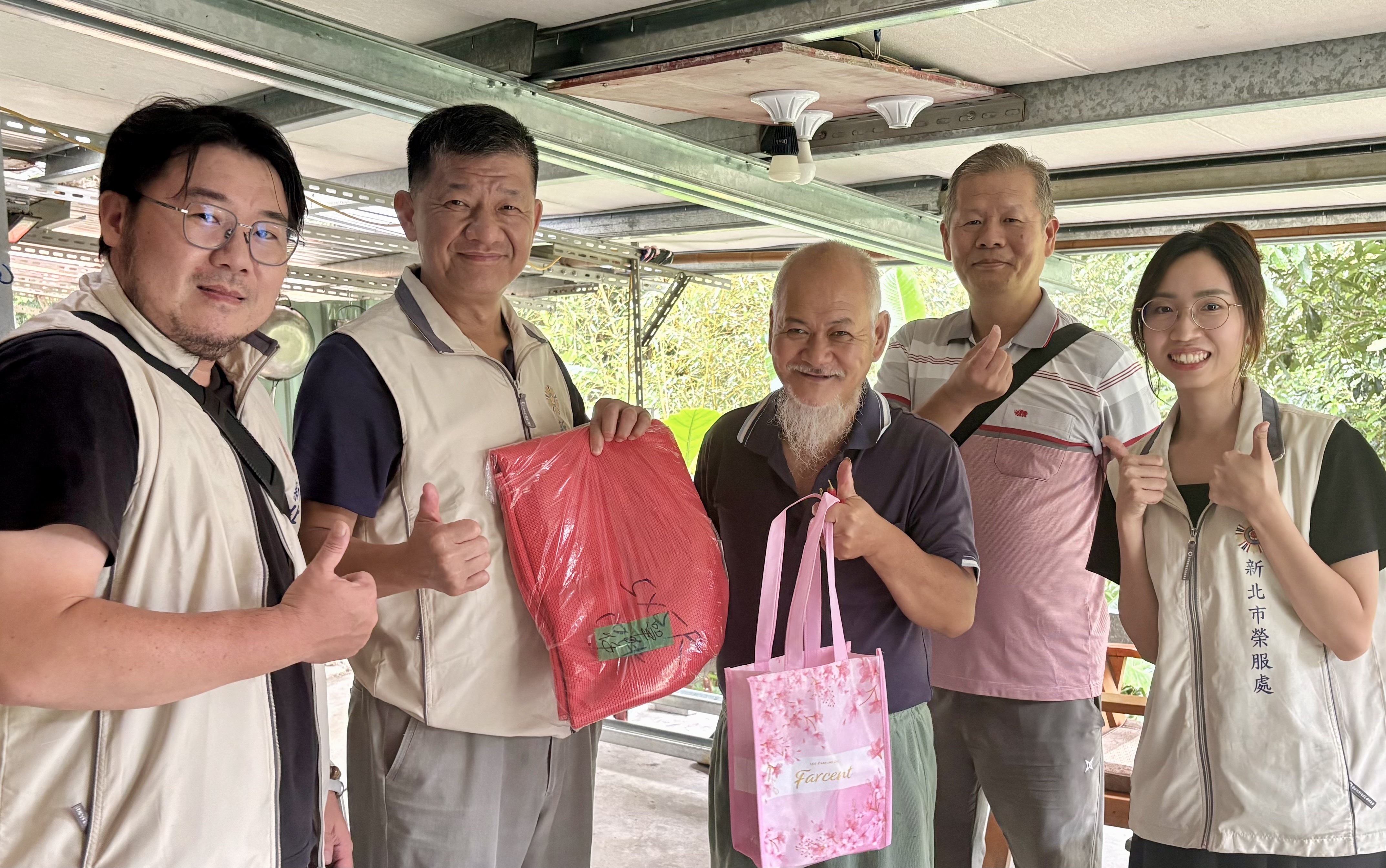 颱風前關懷先到 新北榮服處志工深入山區送暖