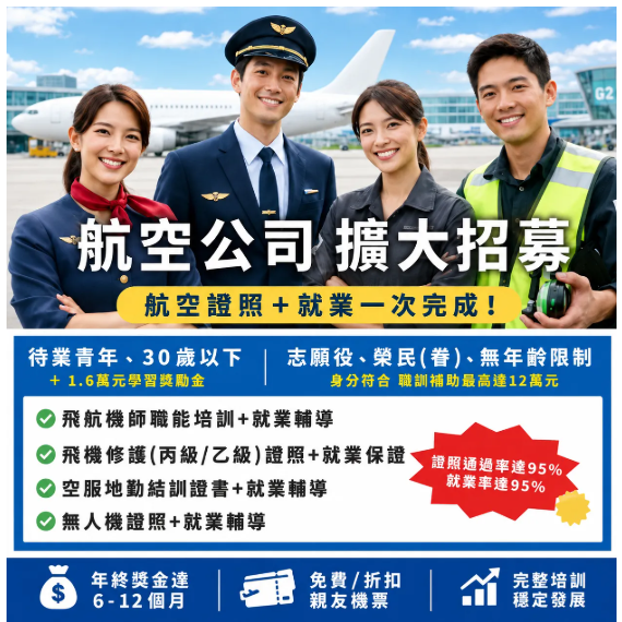 2026 航空公司擴大招募