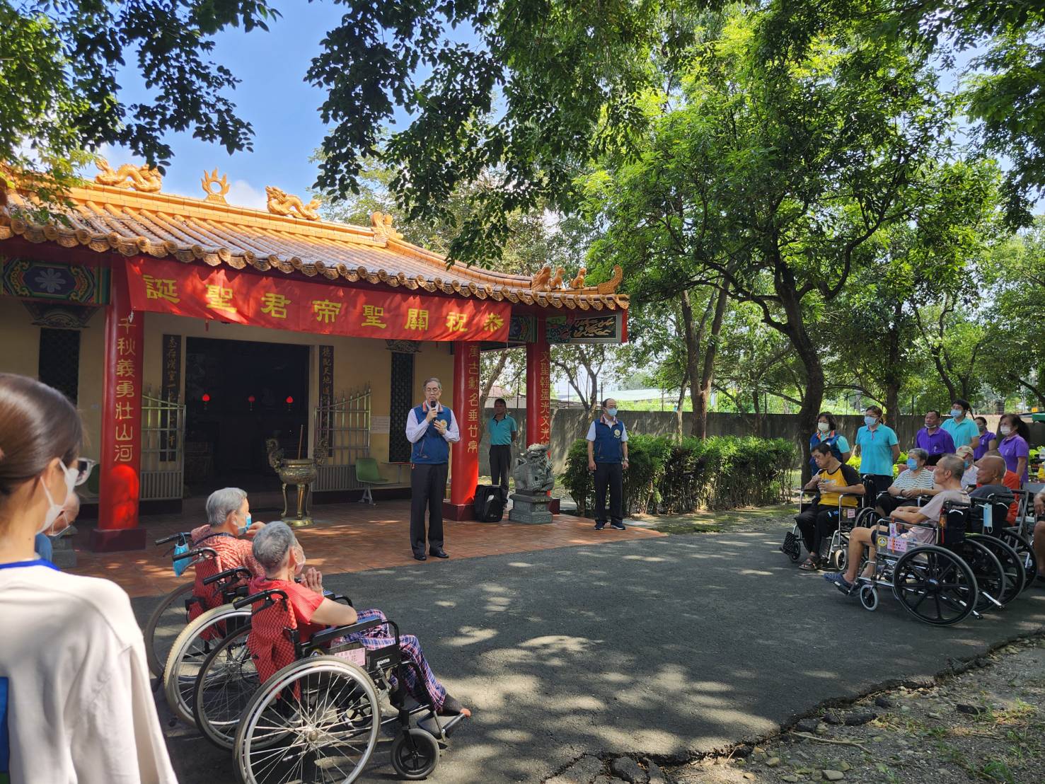 圖4主祭官家主任李秦強致詞