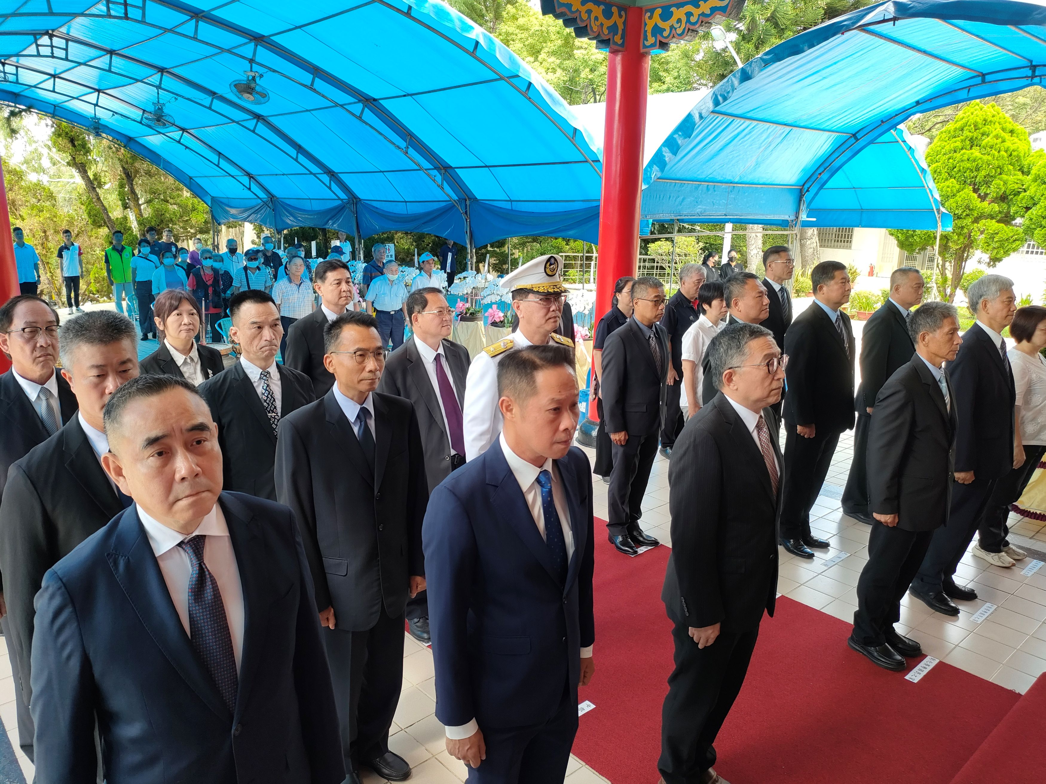 彰化縣榮服處辦理輔導會中元節中區祭悼典禮 緬懷榮民犧牲奉獻精神4-4