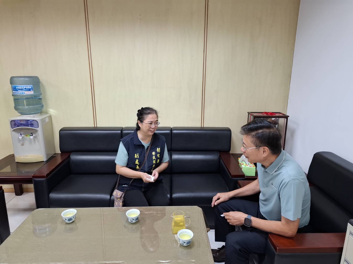 彰化榮服處秋節前夕拜會消防局 感謝協助攜手守護榮民眷3