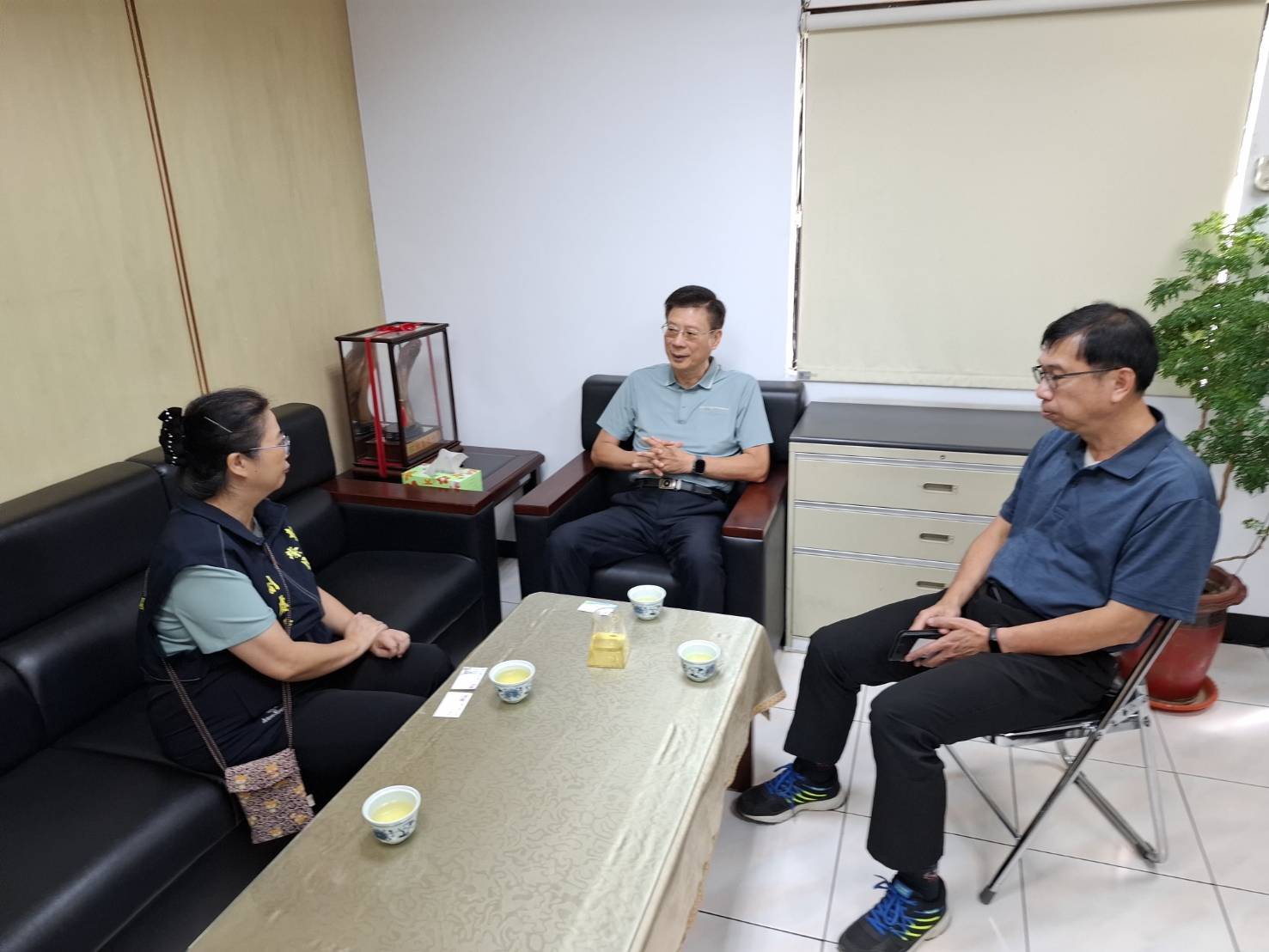 彰化榮服處秋節前夕拜會消防局 感謝協助攜手守護榮民眷1