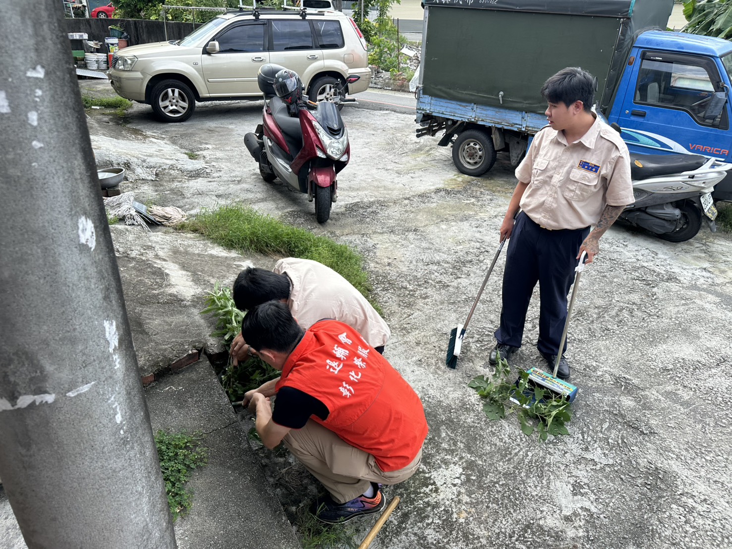 彰化榮服處到宅清掃送暖用愛陪伴榮民眷阿公阿嬤2