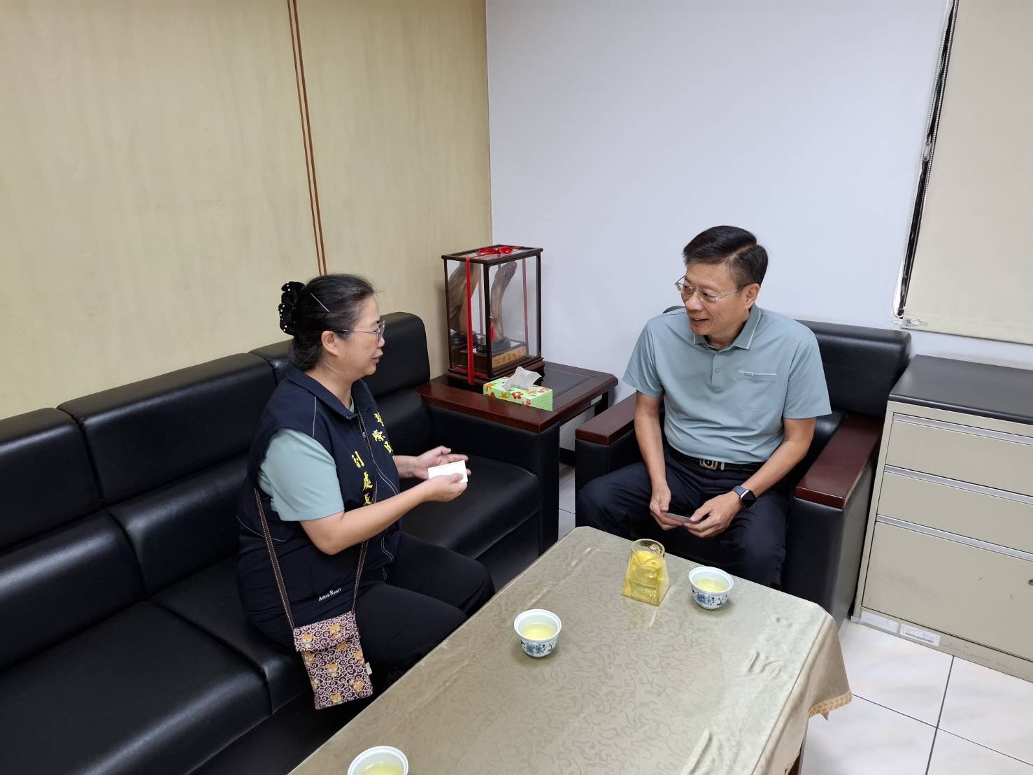 彰化榮服處秋節前夕拜會消防局 感謝協助攜手守護榮民眷2