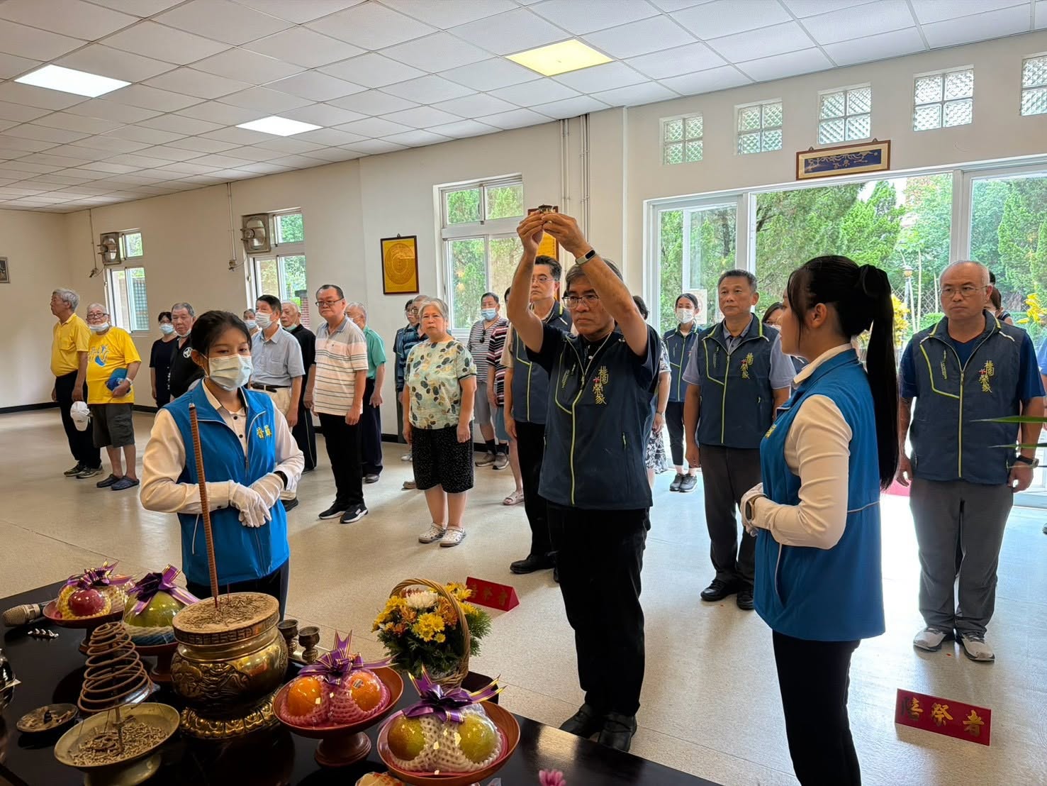 桃園榮家中元祭祀🍎慎終追遠緬懷英靈 🙏