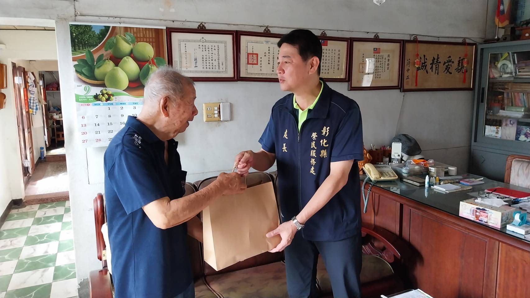 彰化榮服處走進北彰化關懷榮民眷 用陪伴與行動守護每一份牽掛5