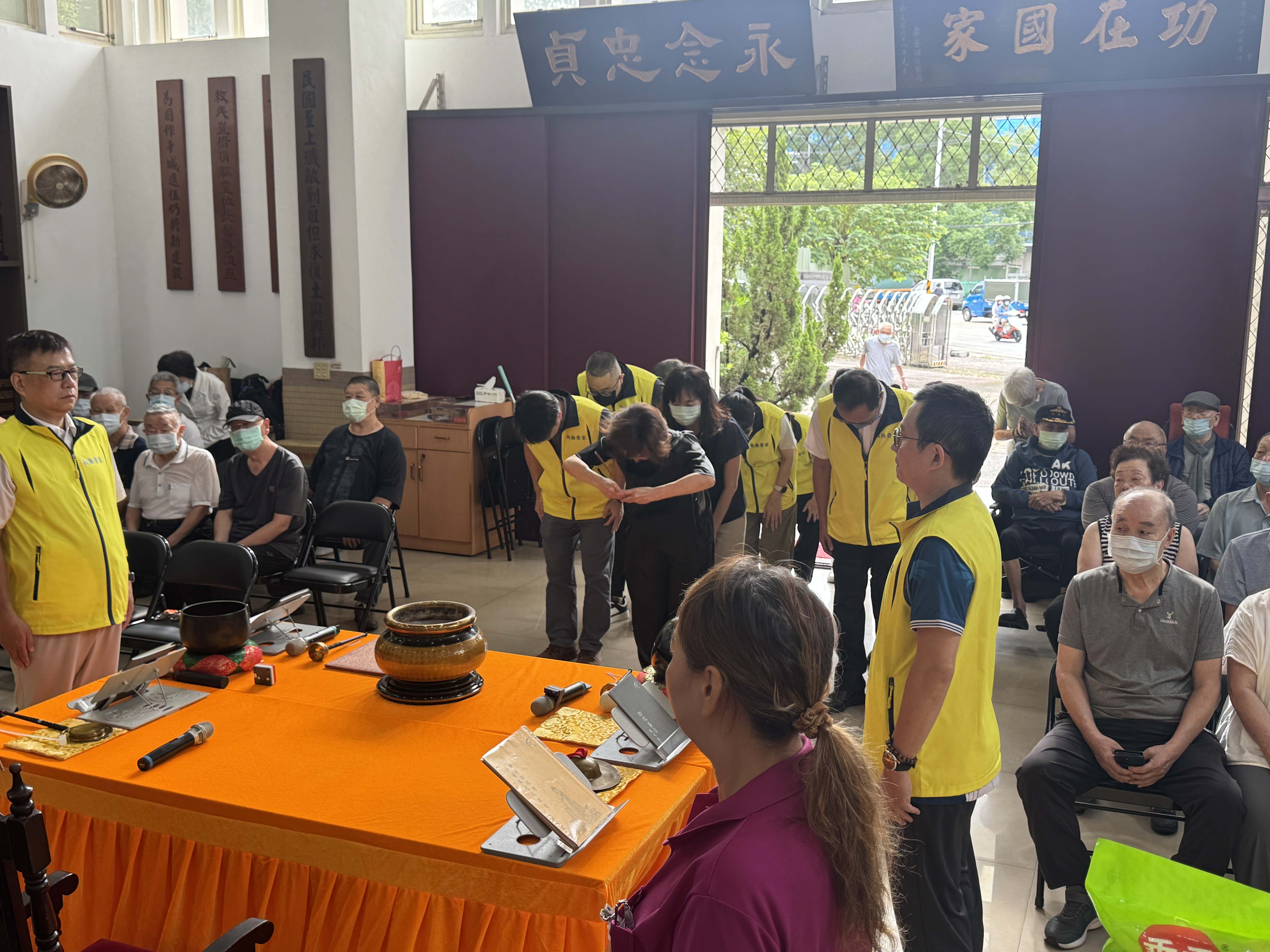 板橋榮家舉辦中元節法會 彌陀之家東林寺慈悲關懷榮靈