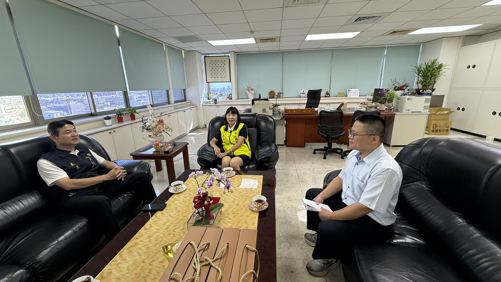 彰化縣榮服處拜會彰化郵局 規劃共辦重陽節關懷活動2