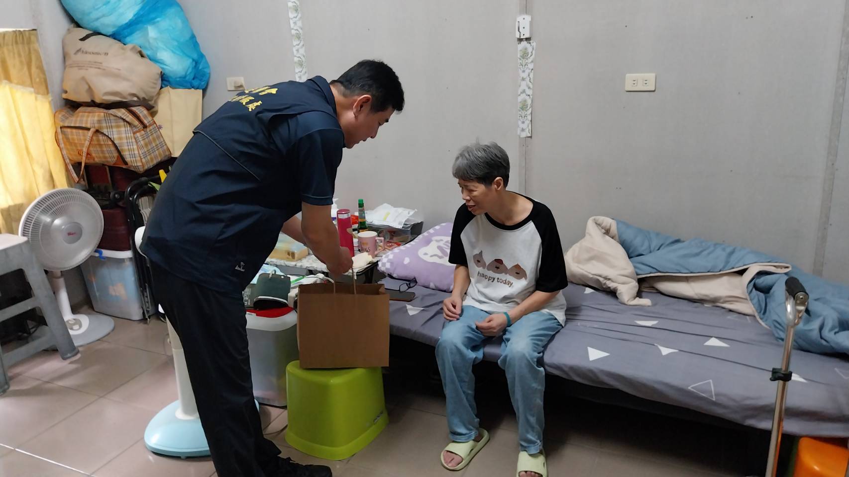 彰化榮服處走進北彰化關懷榮民眷　用陪伴與行動守護每一份牽掛