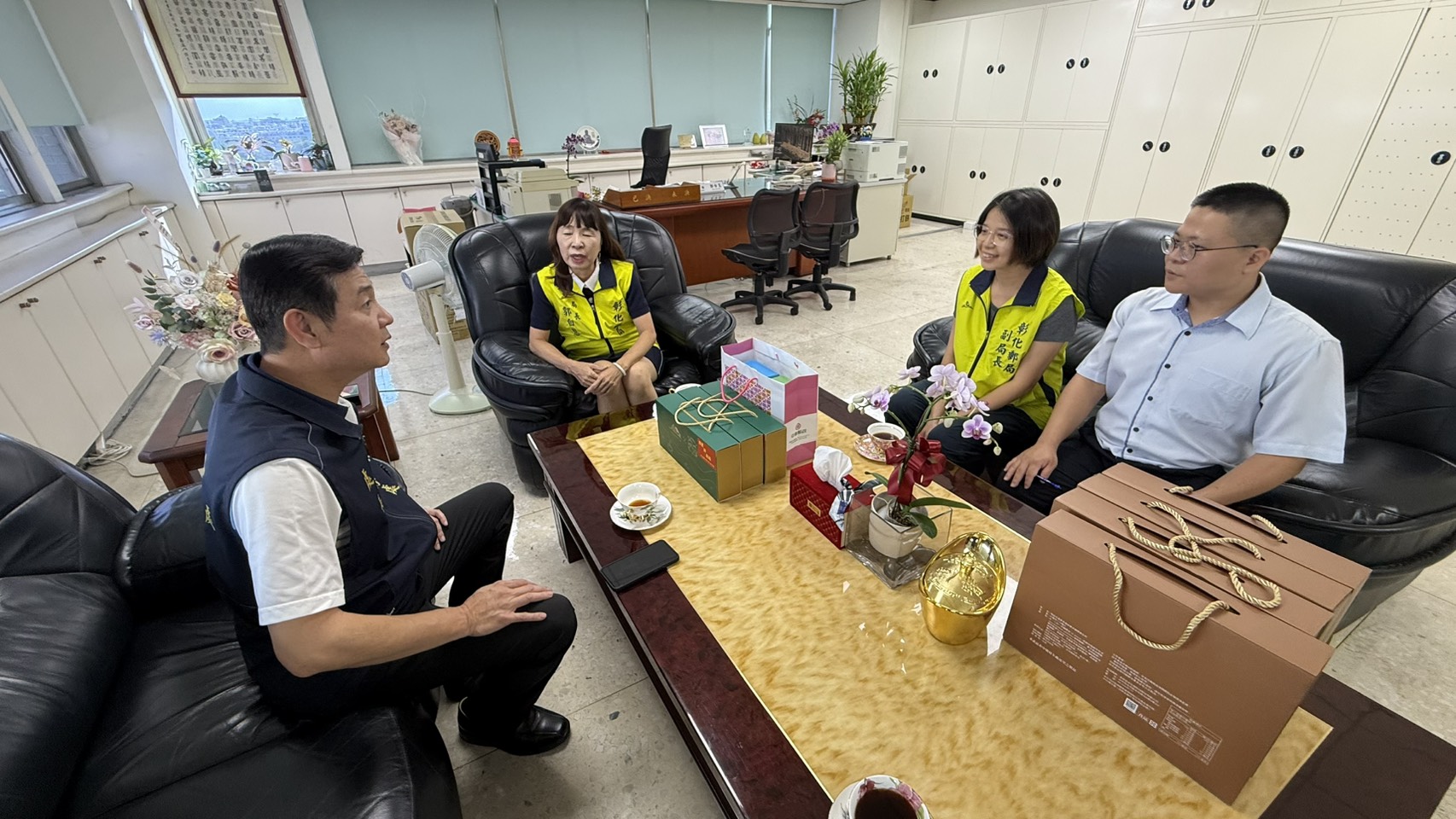 彰化縣榮服處拜會彰化郵局 規劃共辦重陽節關懷活動3