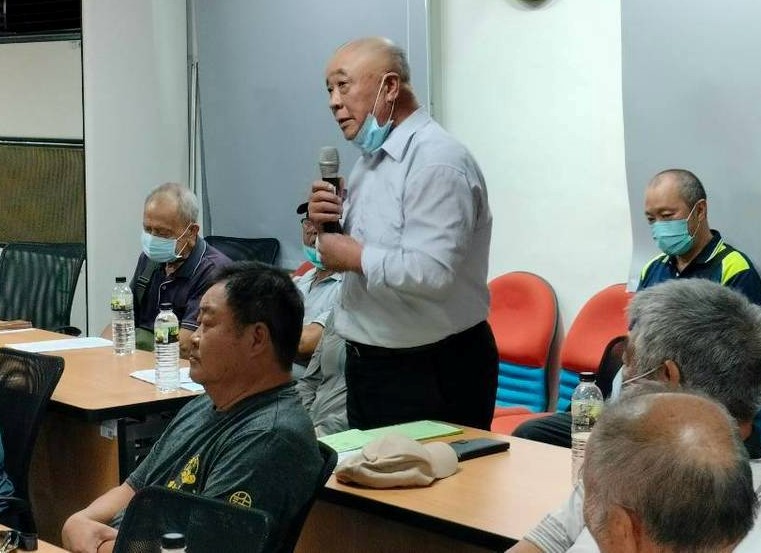 圖七與會榮民分享金融詐騙法律常識