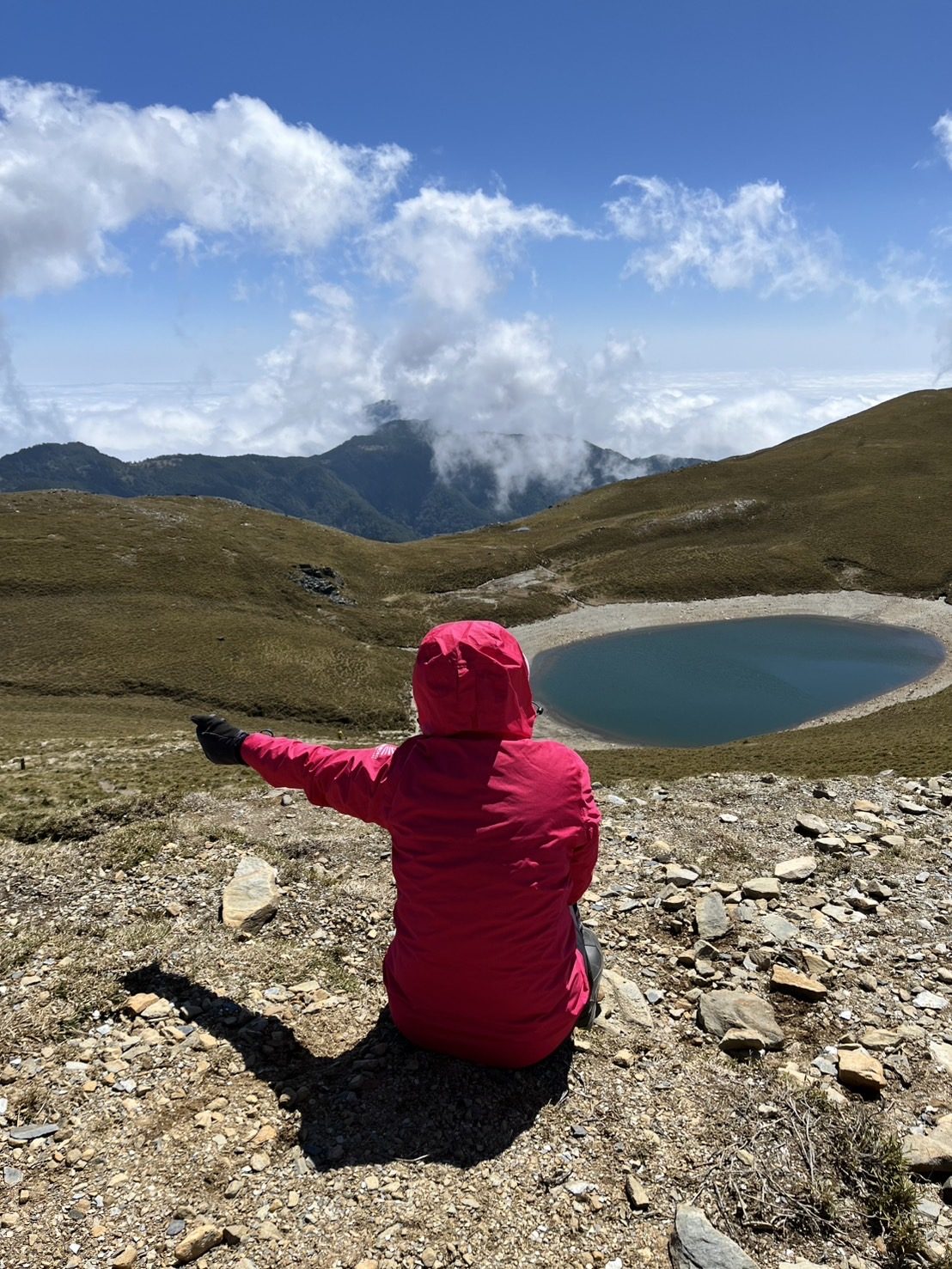 圖說:個人登山圖照。