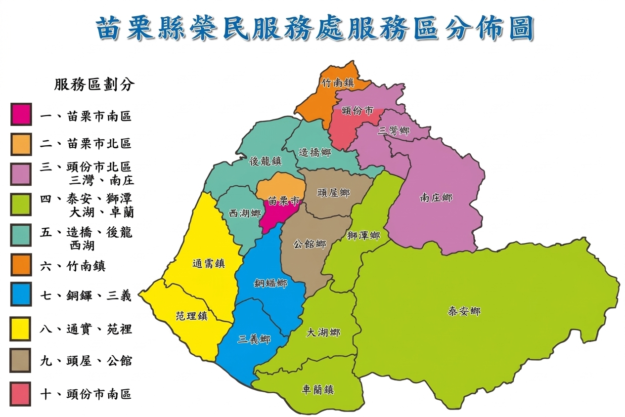 責任區分布圖