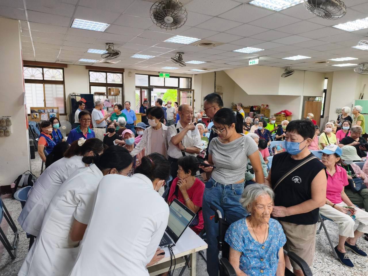 臺中榮服處攜手臺中榮總提供流感疫苗接種服務